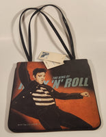 Ashley M. Elvis Presley Enterprise Elvis Presley The King of Rock 'n' Roll Tote Bag Purse with Rhinestone Decorations New with Tags