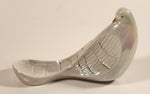 Vintage Porcellane Ceramiche Iridescent White Dove Bird Porcelain Figurine