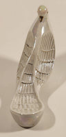 Vintage Porcellane Ceramiche Iridescent White Dove Bird Porcelain Figurine
