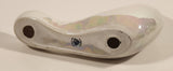 Vintage Porcellane Ceramiche Iridescent White Dove Bird Porcelain Figurine