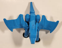 Blue Dragon 6" Long Plastic Poseable Figure with Suction Cup Feet