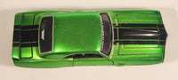 Maisto Pro Rodz 1969 Pontiac Firebird Metallic Green with Black Strip 1/24 Scale Die Cast Toy Car Vehicle With Opening Doors Hood Trunk