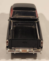 Saico DP8004 1955 Chevrolet Cameo Pickup Truck Black 1/24 Scale Die Cast Toy Car Vehicle With Opening Doors Hood Tailgate