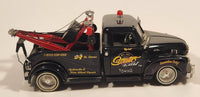 Jada Toys Street Low Towing 1953 Chevrolet Tow Truck Black 1/24 Scale Die Cast Toy Car Vehicle With Opening Doors Hood Boom and Lift