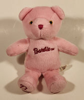 2005 Mattel Barbie Pink Teddy Bear 8" Stuffed Plush Toy