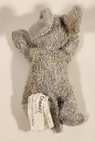 Russ Home Buddies Cheezy Gray Mouse Terry Cloth 6" Stuffed Beanbag Plush Toy