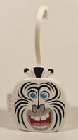 2022 McDonald's DWA DreamWorks All Stars Madagascar Marty Zebra PVC Toy Figure and Plastic Storage Case Clip On