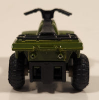 Maisto Quad ATV 4 Wheeler Army Green Pullback Die Cast Toy All Terrain Vehicle