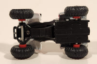 Maisto 350 Quad ATV 4 Wheeler White and Red Pullback Die Cast Toy All Terrain Vehicle