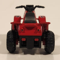 Maisto Quad ATV 4 Wheeler Venom 350 Red Pullback Die Cast Toy All Terrain Vehicle