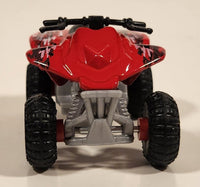 Maisto Bonham Racing Quad ATV 4 Wheeler Vonham #36 Red Pullback Die Cast Toy All Terrain Vehicle