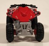 Maisto Bonham Racing Quad ATV 4 Wheeler Vonham #36 Red Pullback Die Cast Toy All Terrain Vehicle