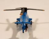 Disney Pixar Cars Dinoco King Helicopter Blue Die Cast Toy Aircraft Vehicle N9747P