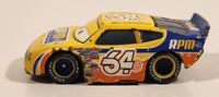 Disney Pixar Cars RPM 64 Windford Bradford Rutherford Piston Cup Racer Yellow Die Cast Toy Car Vehicle