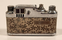 Antique 1940s Occupied Japan Lumix Miniature Camera Shaped Metal Gas Cigarette Lighter with Moving Parts