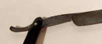 Antique ERN Wald-German The French Stag Nude Lady Shaving Straight Razor with Case