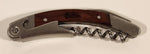 Sutton Compliments Sharon Bardsley Multi Tool Folding Pocket Knife Bottle Opener Cork Screw with Inlaid Wood