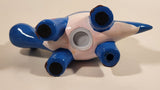 Blue Red Yellow Stegosaurus Dinosaur 9 1/2" Ceramic Coin Bank