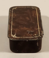 Rare Antique Hignett's Snuffs Always Reliable Small Brown Tin Metal Container