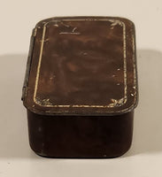 Rare Antique Hignett's Snuffs Always Reliable Small Brown Tin Metal Container