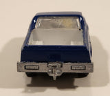 Vintage Majorette No. 296 El Camino SS Dark Blue 1/59 Scale Die Cast Toy Car Vehicle with Opening Doors