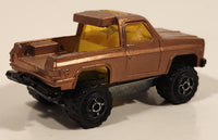 Majorette No. 291 & No. 228 Depanneuse Truck 4WD Copper Brown Die Cast Toy Car Vehicle