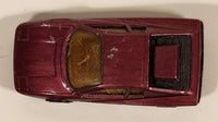 Matchbox Ferrari Testarossa Painted Burgundy Purple Die Cast Toy Car Vehicle