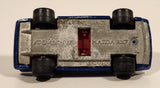 Majorette No. 257 Mazda RX7 1/56 Scale Painted Dark Blue Die Cast Toy Car Vehicle with Opening Doors