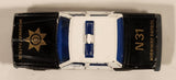 Vintage Majorette No. 240 Chevrolet Impala N31 Police Black and White 1/69 Scale Die Cast Toy Car Vehicle with Opening Doors