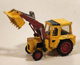 Vintage Corgi Massey Ferguson MF50B Bucket Loader Yellow Die Cast Toy Construction Equipment Vehicle