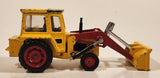 Vintage Corgi Massey Ferguson MF50B Bucket Loader Yellow Die Cast Toy Construction Equipment Vehicle