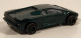 Vintage Majorette No. 219 Lamborghini Diablo Painted Green 1/58 Scale Die Cast Toy Car Vehicle