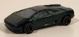 Vintage Majorette No. 219 Lamborghini Diablo Painted Green 1/58 Scale Die Cast Toy Car Vehicle