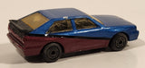 Matchbox Audi Quattro Painted Blue and Dark Red 1:58 Scale Die Cast Toy Car Vehicle