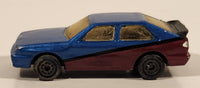 Matchbox Audi Quattro Painted Blue and Dark Red 1:58 Scale Die Cast Toy Car Vehicle