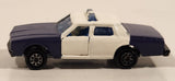 Vintage Majorette No. 240 Chevrolet Impala Highway Patrol Police Painted Purple and White 1/69 Scale Die Cast Toy Car Vehicle with Opening Doors