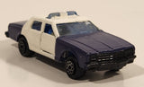 Vintage Majorette No. 240 Chevrolet Impala Highway Patrol Police Painted Purple and White 1/69 Scale Die Cast Toy Car Vehicle with Opening Doors