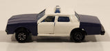 Vintage Majorette No. 240 Chevrolet Impala Highway Patrol Police Painted Purple and White 1/69 Scale Die Cast Toy Car Vehicle with Opening Doors