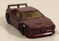 Matchbox BMW M1 Painted Burgundy Red Die Cast Toy Car Vehicle