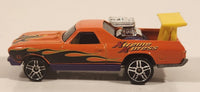 2001 Hot Wheels '68 El Camino Orange Die Cast Toy Muscle Car Vehicle
