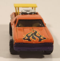 2001 Hot Wheels '68 El Camino Orange Die Cast Toy Muscle Car Vehicle