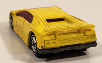 1994 Hot Wheels Lamborghini Diablo Yellow Die Cast Toy Exotic Sports Car Vehicle