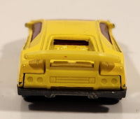 1994 Hot Wheels Lamborghini Diablo Yellow Die Cast Toy Exotic Sports Car Vehicle