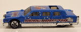 1997 Hot Wheels Biff! Bam! Boom! Series Limozeen Money Madness! Blue Die Cast Toy Car Vehicle