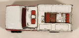 1999 Hot Wheels Rescue Ranger White Fire Truck Die Cast Toy Car Vehicle
