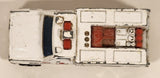 1999 Hot Wheels City Police Rescue Ranger Bomb Squad White Fire Truck Die Cast Toy Car Vehicle