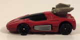 1994 McDonald's Hot Wheels Back Burner Dark Red Die Cast Toy Car Vehicle