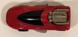 1994 McDonald's Hot Wheels Back Burner Dark Red Die Cast Toy Car Vehicle