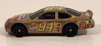 1998 McDonald's Hot Wheels NASCAR 50th Anniversary #94 Bill Elliot 8/8 Gold Die Cast Toy Race Car Vehicle