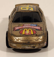 1998 McDonald's Hot Wheels NASCAR 50th Anniversary #94 Bill Elliot 8/8 Gold Die Cast Toy Race Car Vehicle